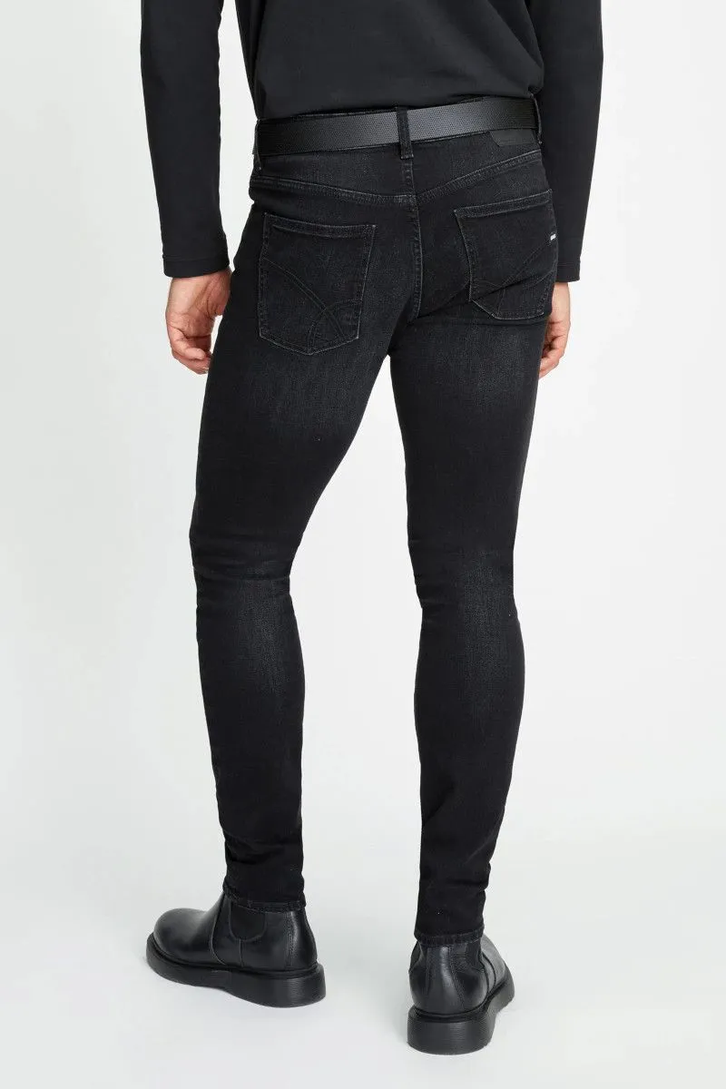 Jeans skinny fit uomo Nero