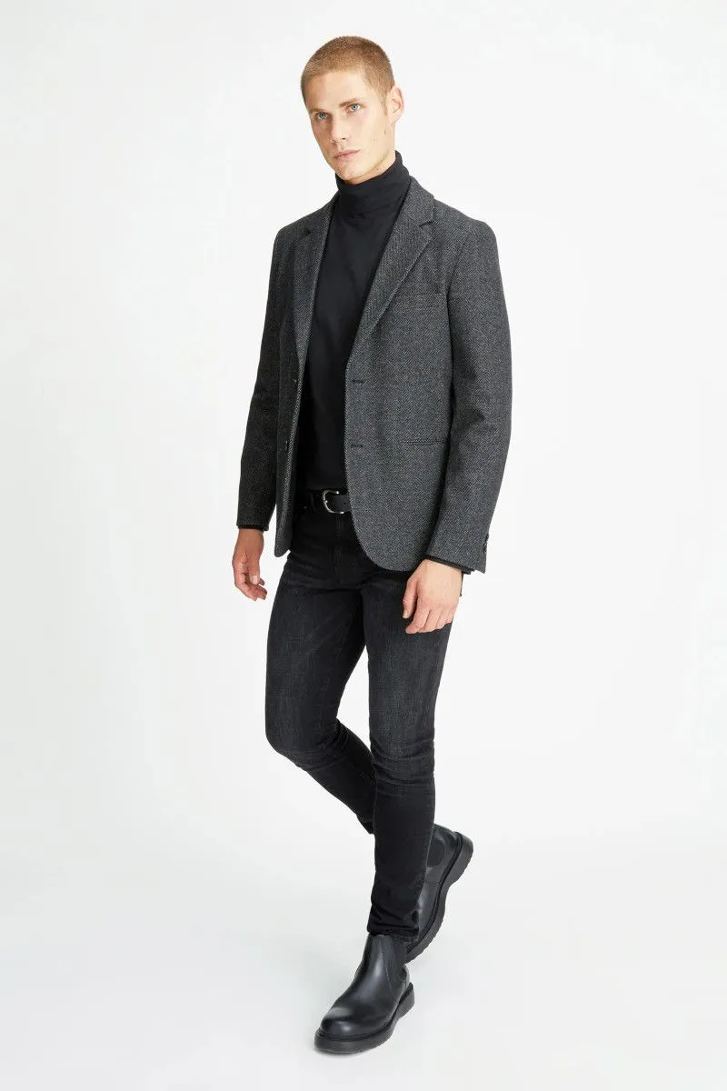 Jeans skinny fit uomo Nero