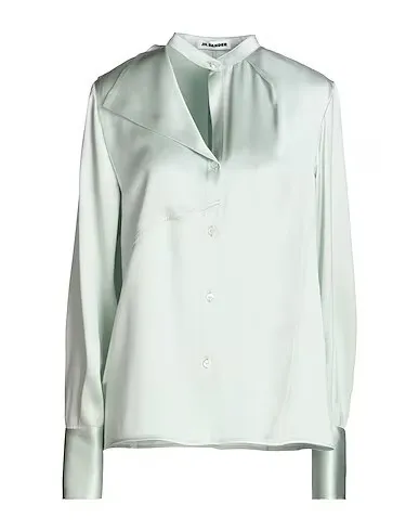 Jil Sander  |Casual Style Silk Long Sleeves Plain Party Style