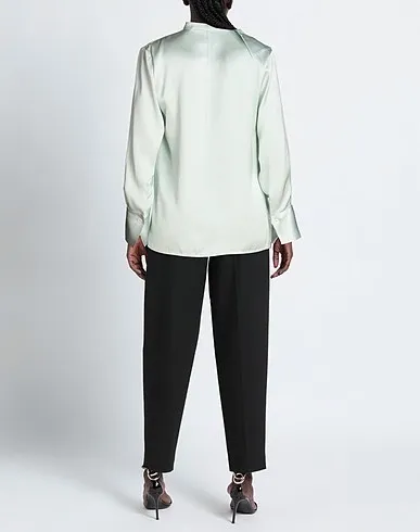 Jil Sander  |Casual Style Silk Long Sleeves Plain Party Style