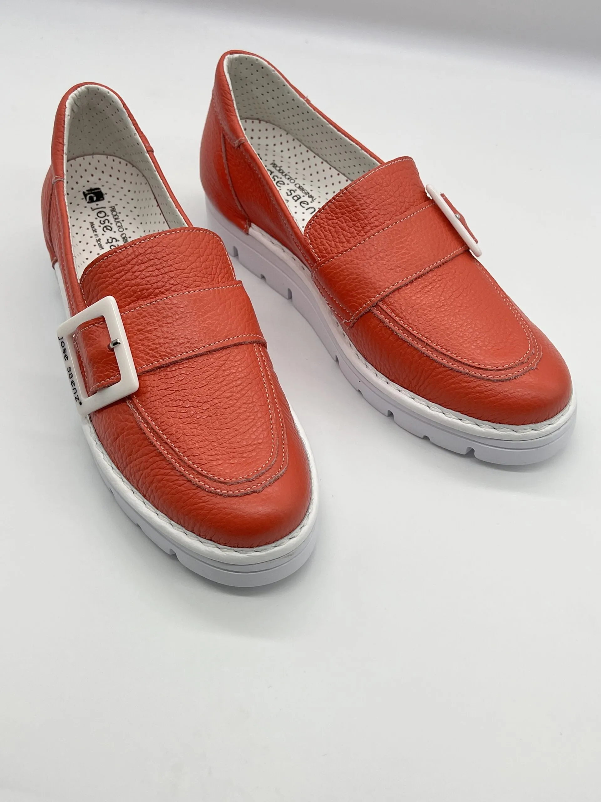 Jose Saenz Flat Loafer - Coral - Gillanders.ie Town & Country Clothing