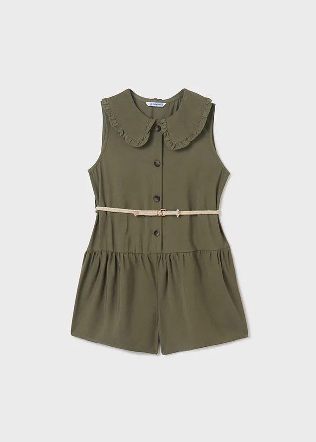 Jumpsuit for teen girl - Seaweed