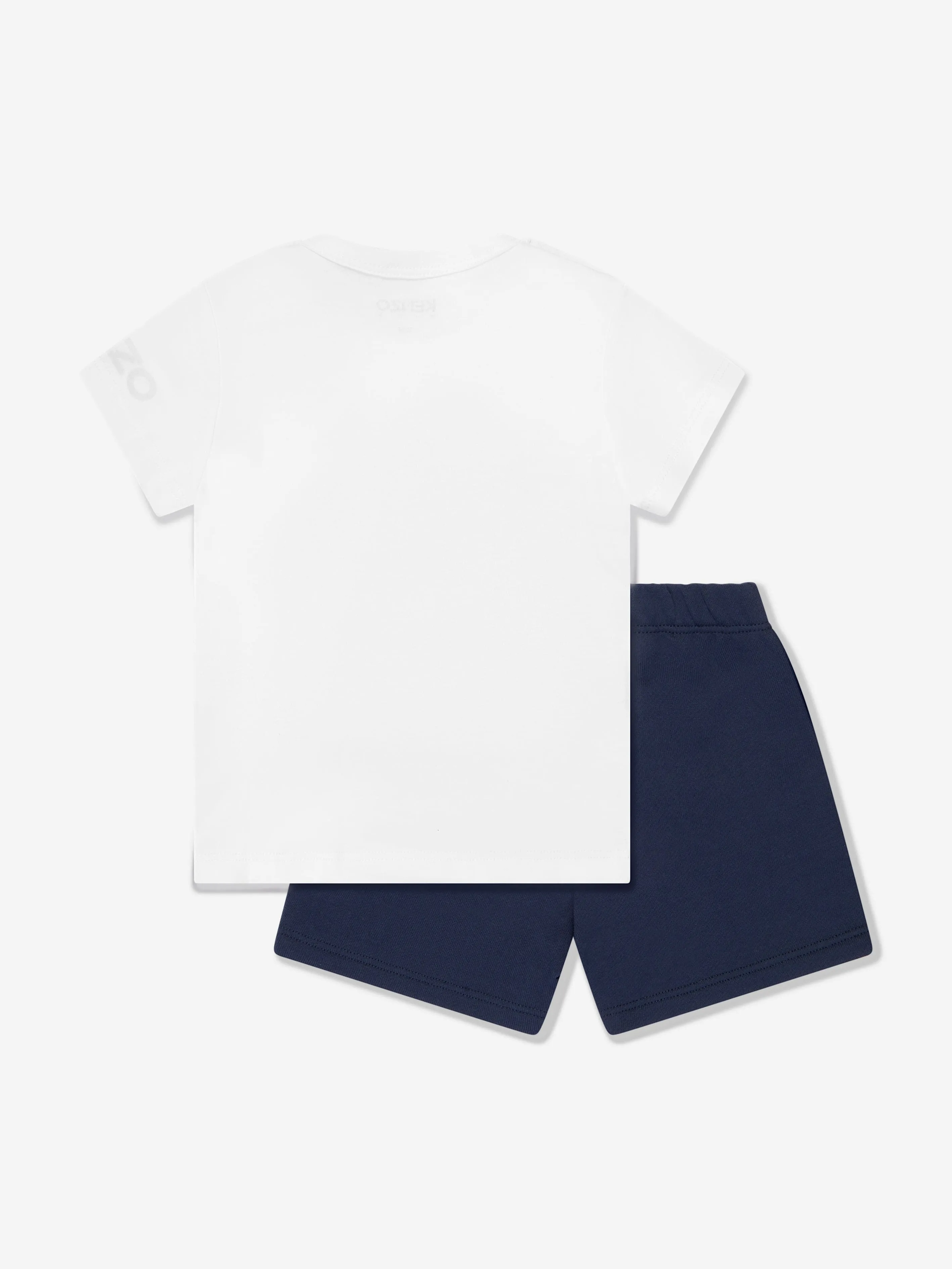 KENZO KIDS - Baby Boys Organic Cotton T-Shirt And Shorts Set in Navy | Childsplay Clothing