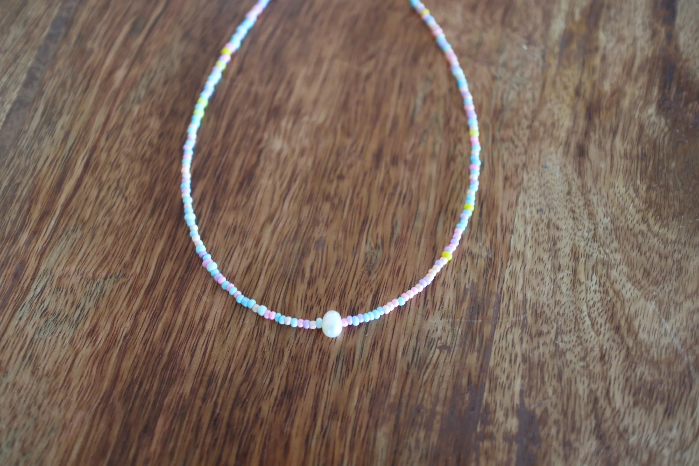 Kids Unicorn Beaded Necklace