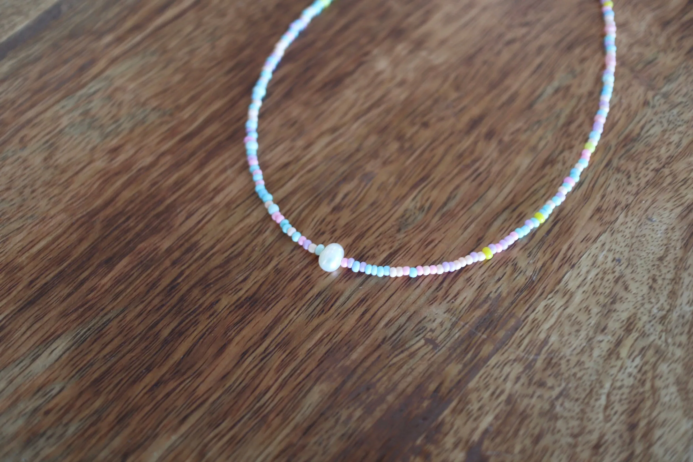 Kids Unicorn Beaded Necklace