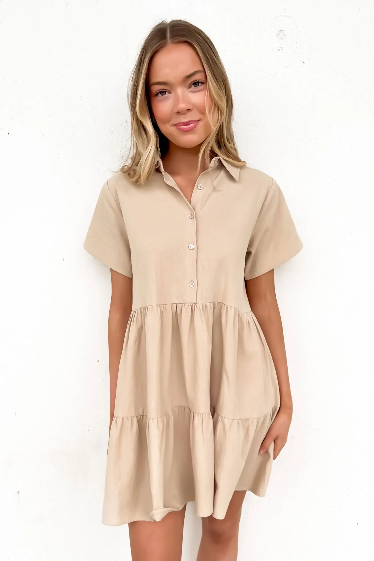 Koda Mini Dress Tan