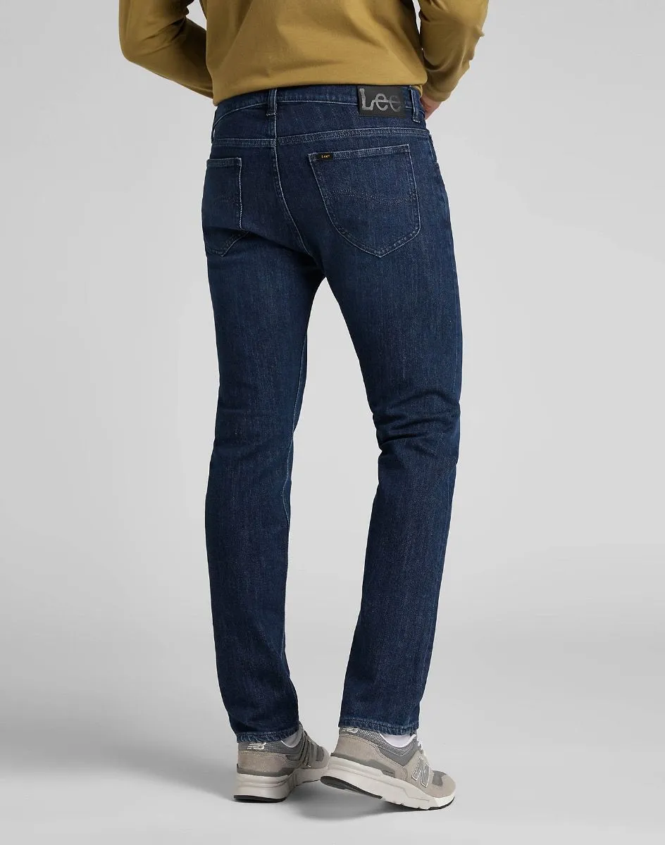 Lee Rider Regular Slim Denim Stretch Jeans Deep Water