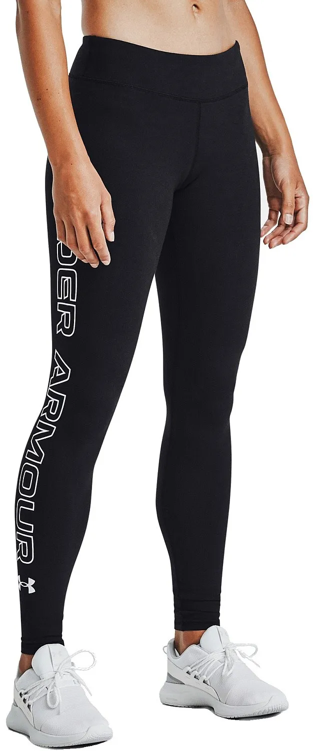 leggings Under Armour Favorite Wordmark - 001/Black/White/White - women´s