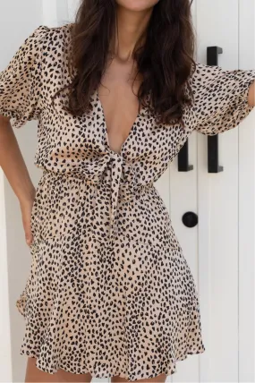 LEOPARD MINI DRESS