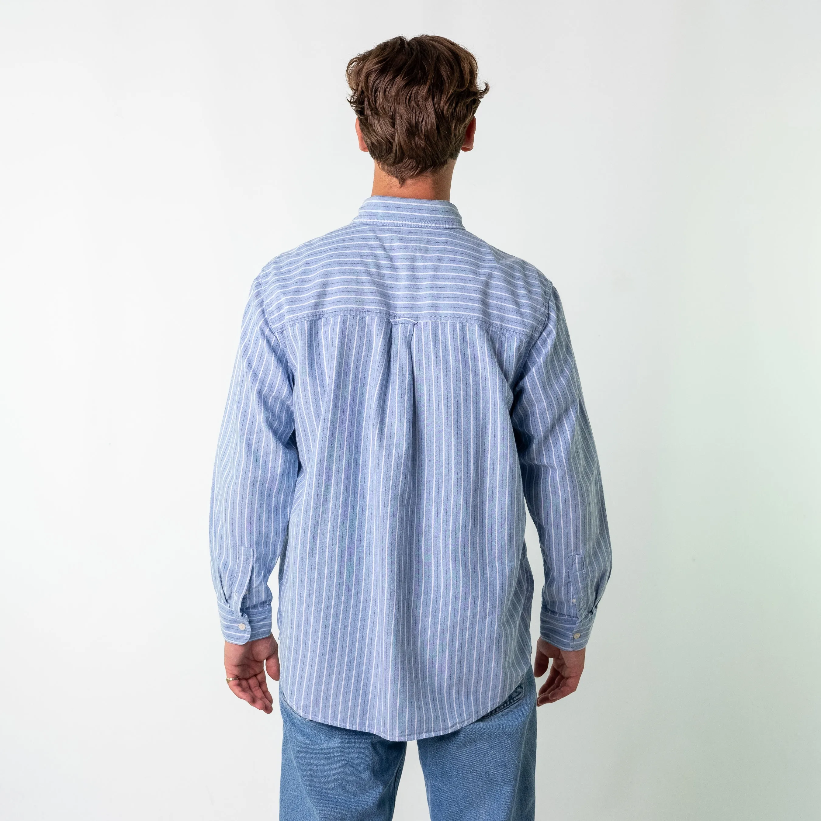 Light Blue 90s Chaps Ralph Lauren Longsleeve Casual Shirt (L)