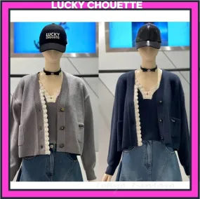 luckychouette  |Street Style Logo Cardigans