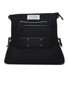 Maison Margiela Logo Patch Zip-Up Shoulder Bag