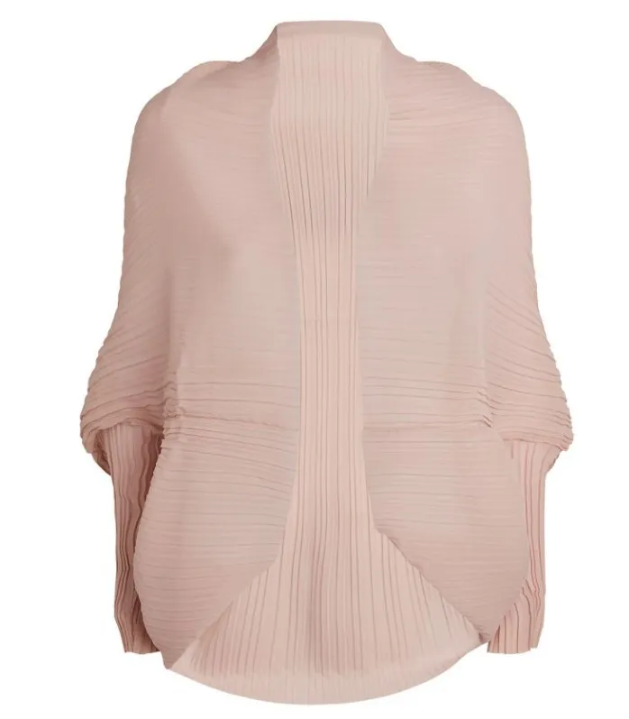 MaxMara  |Plissé-pleated shrug