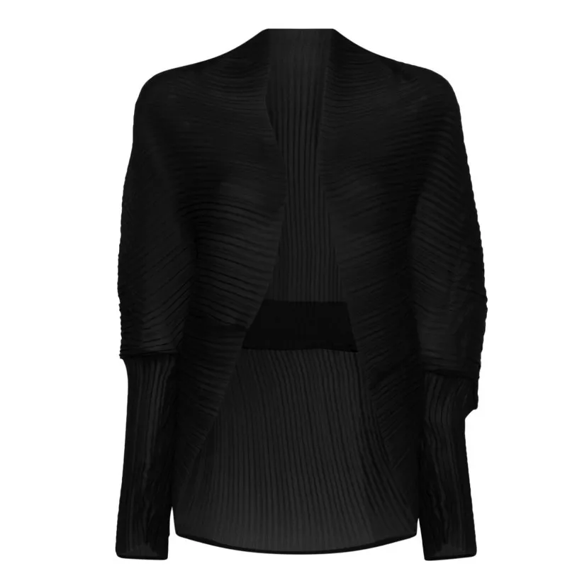 MaxMara  |Plissé-pleated shrug