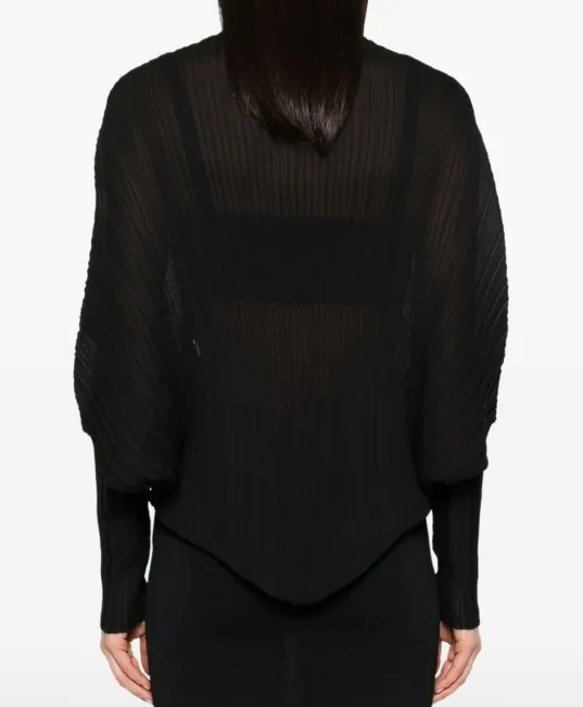 MaxMara  |Plissé-pleated shrug