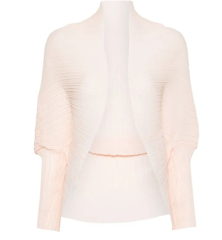 MaxMara  |Plissé-pleated shrug