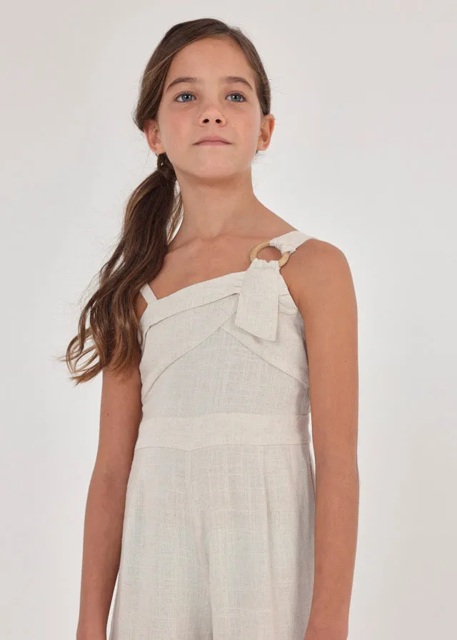 Mayoral linen romper for teen girl - Linen