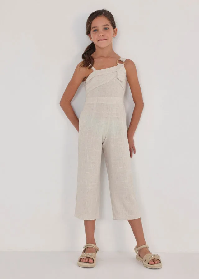 Mayoral linen romper for teen girl - Linen