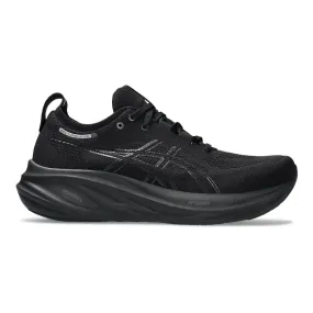 Men's Asics GEL-Nimbus 26, Black/Black, 12 2E Wide