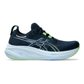 Men's Asics GEL-Nimbus 26, French Blue/Electric Lime, 11 D Medium