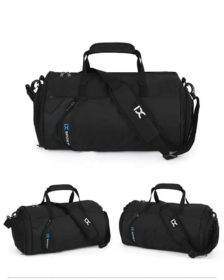 Men's Outdoor Fitness Training Waterproof Gym Bag With Shoes Pocket