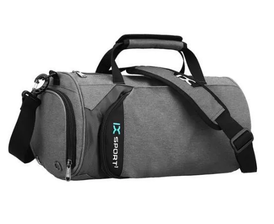 Men's Outdoor Fitness Training Waterproof Gym Bag With Shoes Pocket