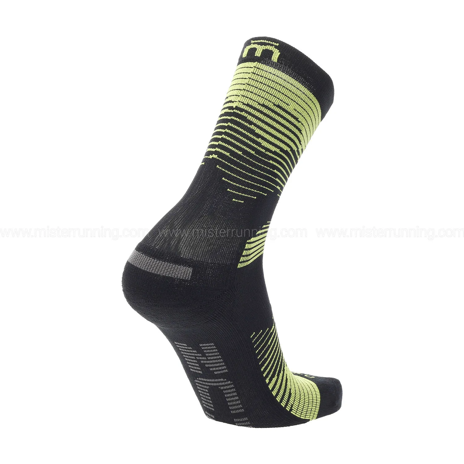 Mico Professional Light Weight Calze  Nero/Giallo Fluo