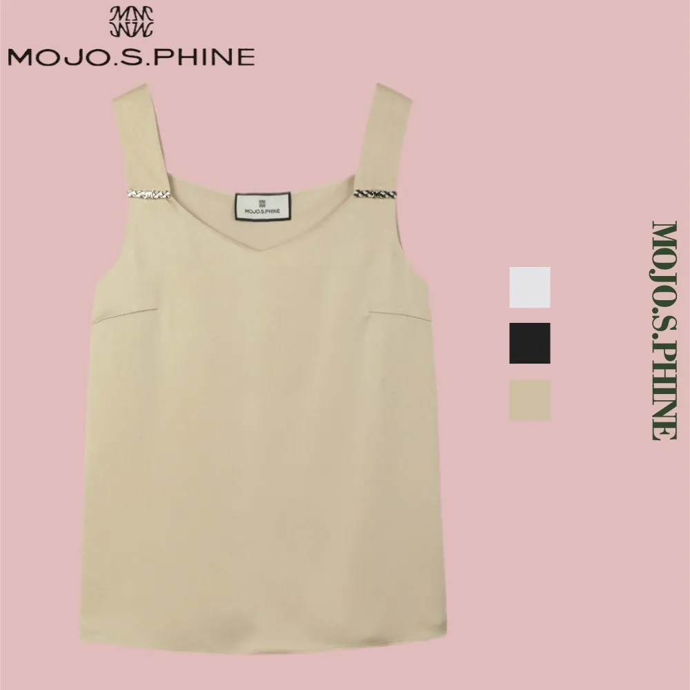 MOJO.S.PHINE  |Casual Style Sleeveless Plain Elegant Style Bridal