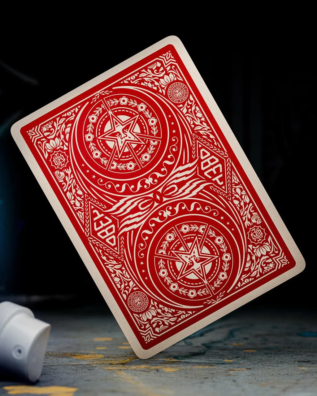 OBEY x Theory 11 Playing Cards – Red Edition | Obey Clothing UK