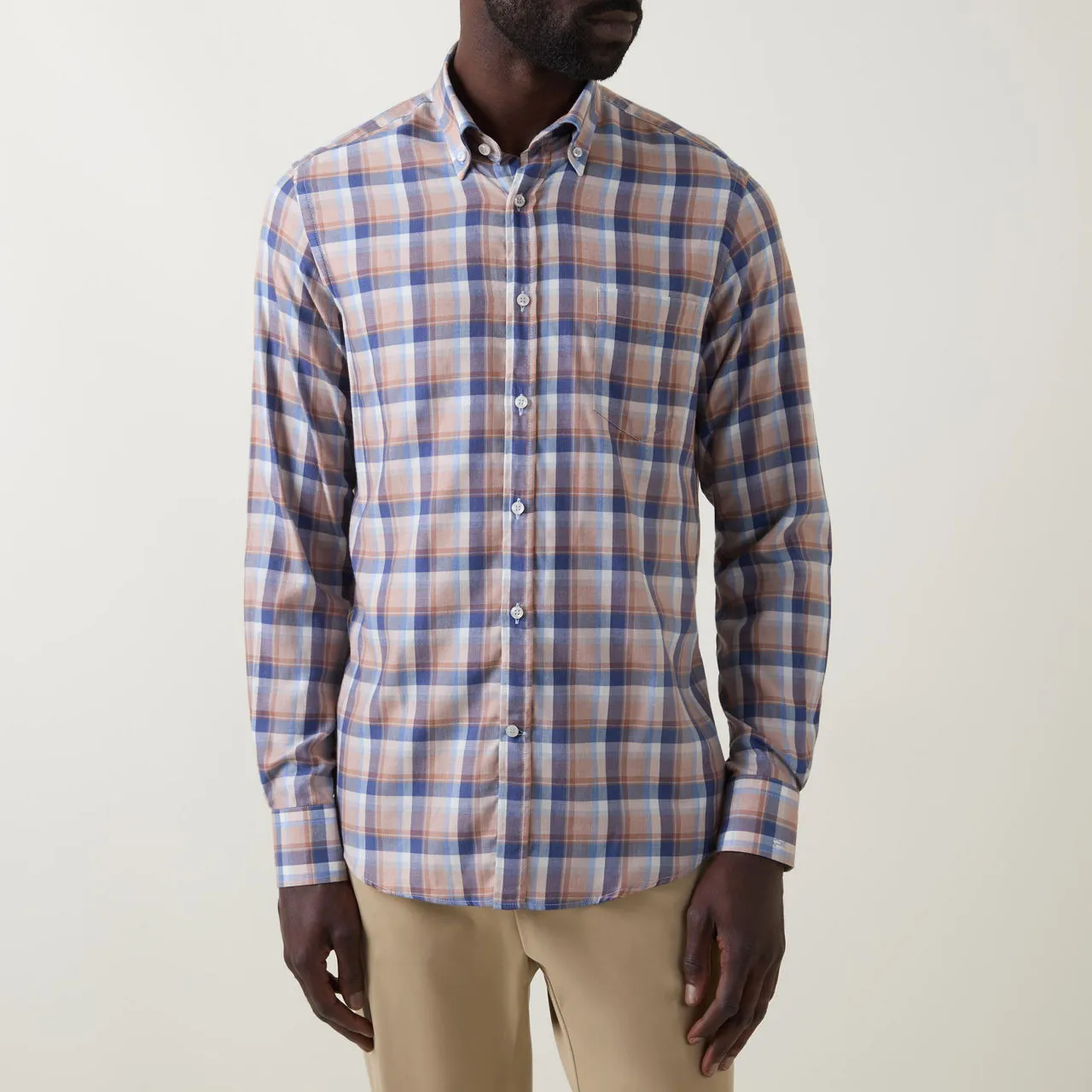 PAUL AND SHARK Check Single-Cuff Casual Shirt - Multi