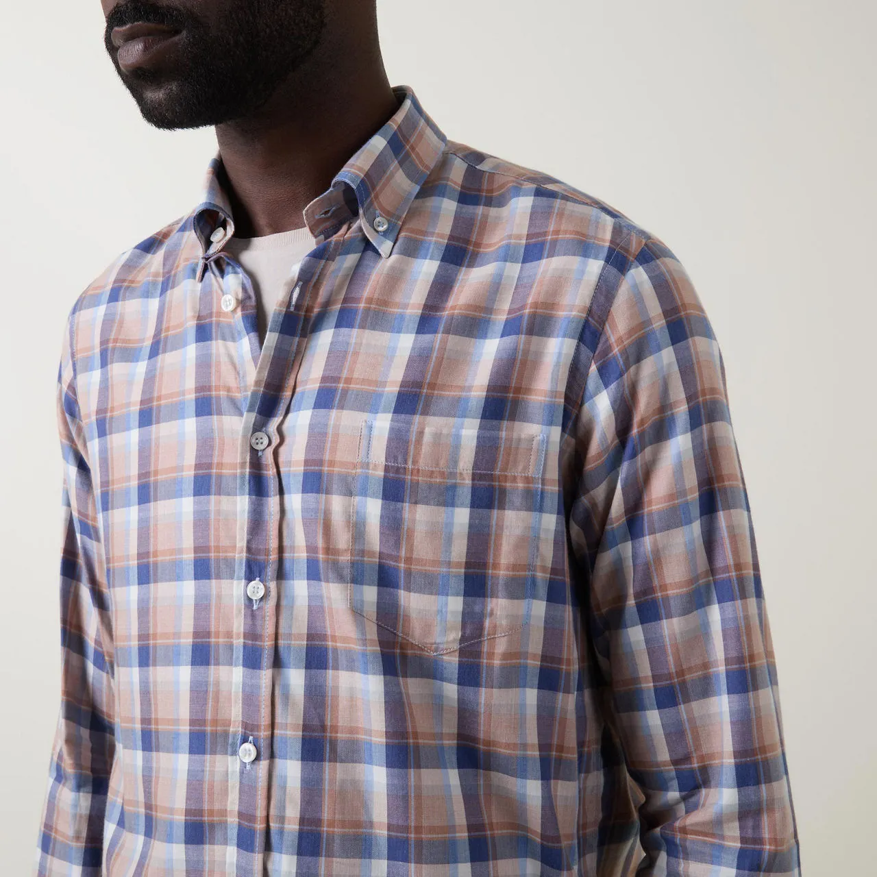 PAUL AND SHARK Check Single-Cuff Casual Shirt - Multi