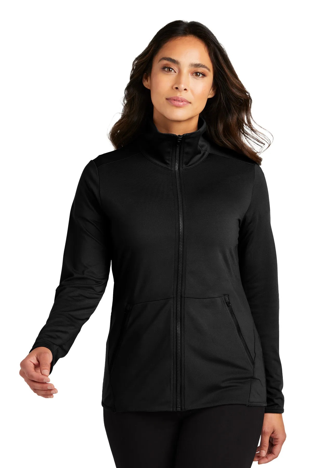 Port Authority Clothing LK595 Port Authority   Ladies Accord Stretch Fleece Full-Zip SKU: LK595