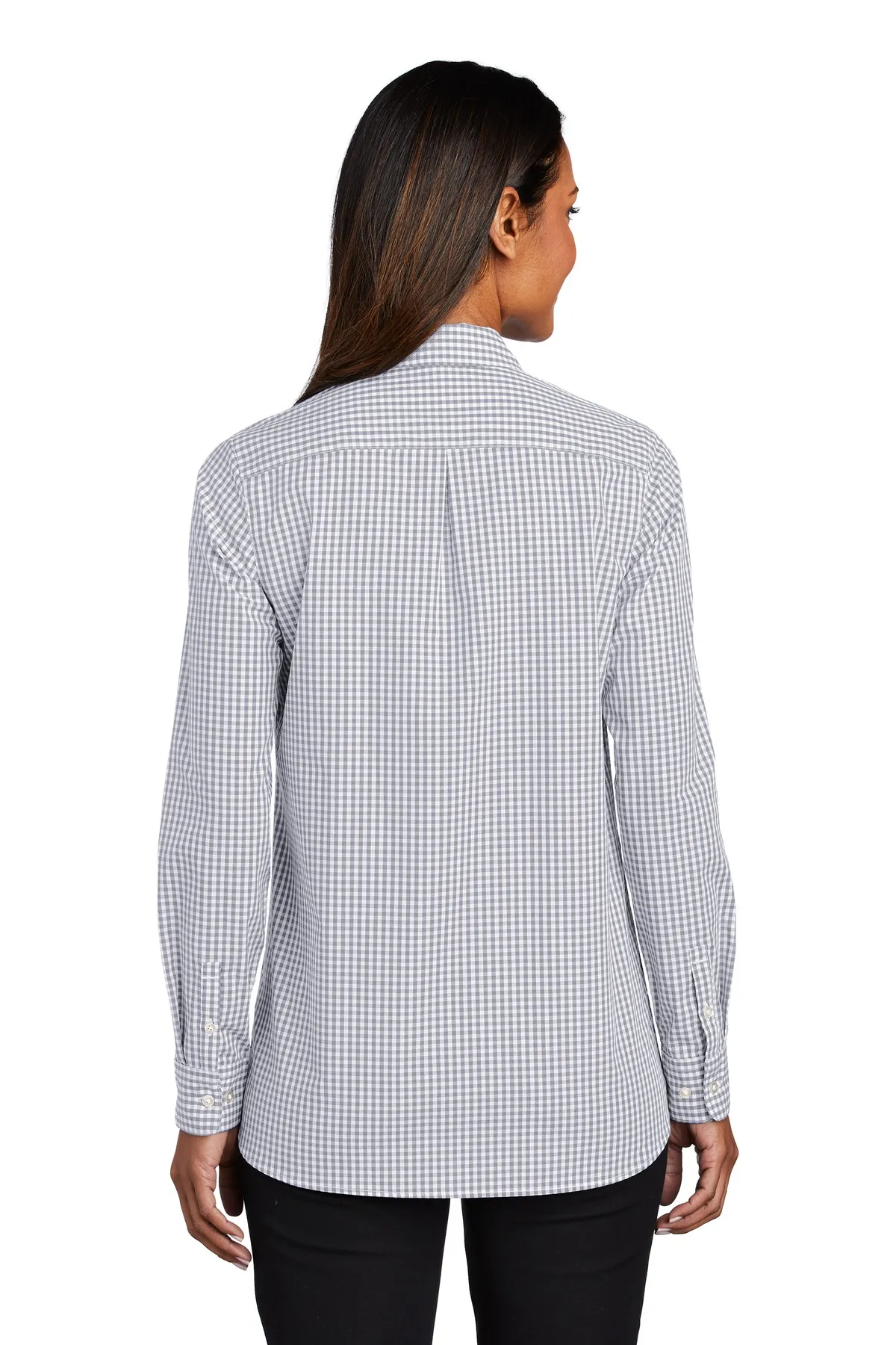 Port Authority Clothing LW644 Port Authority    Ladies Broadcloth Gingham Easy Care Shirt SKU: LW644