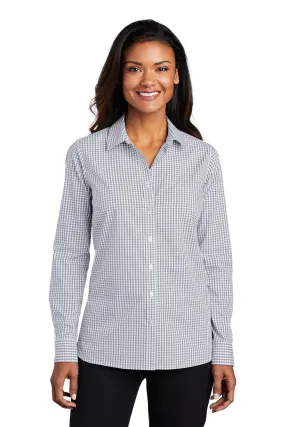 Port Authority Clothing LW644 Port Authority    Ladies Broadcloth Gingham Easy Care Shirt SKU: LW644