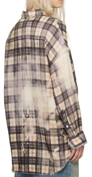 R13  |Gingham Glen Patterns Tartan Casual Style Unisex