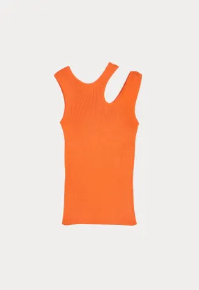 Ribbed Sleeveless Top