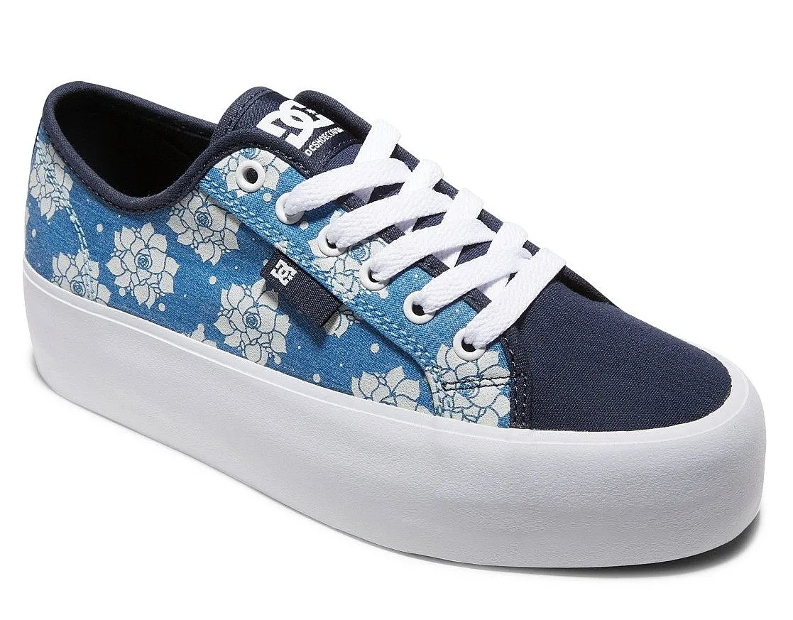 shoes DC Manual Platform - DNM/Denim - women´s