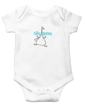 Silly Goose Diaper Shirt- 3-6 Months