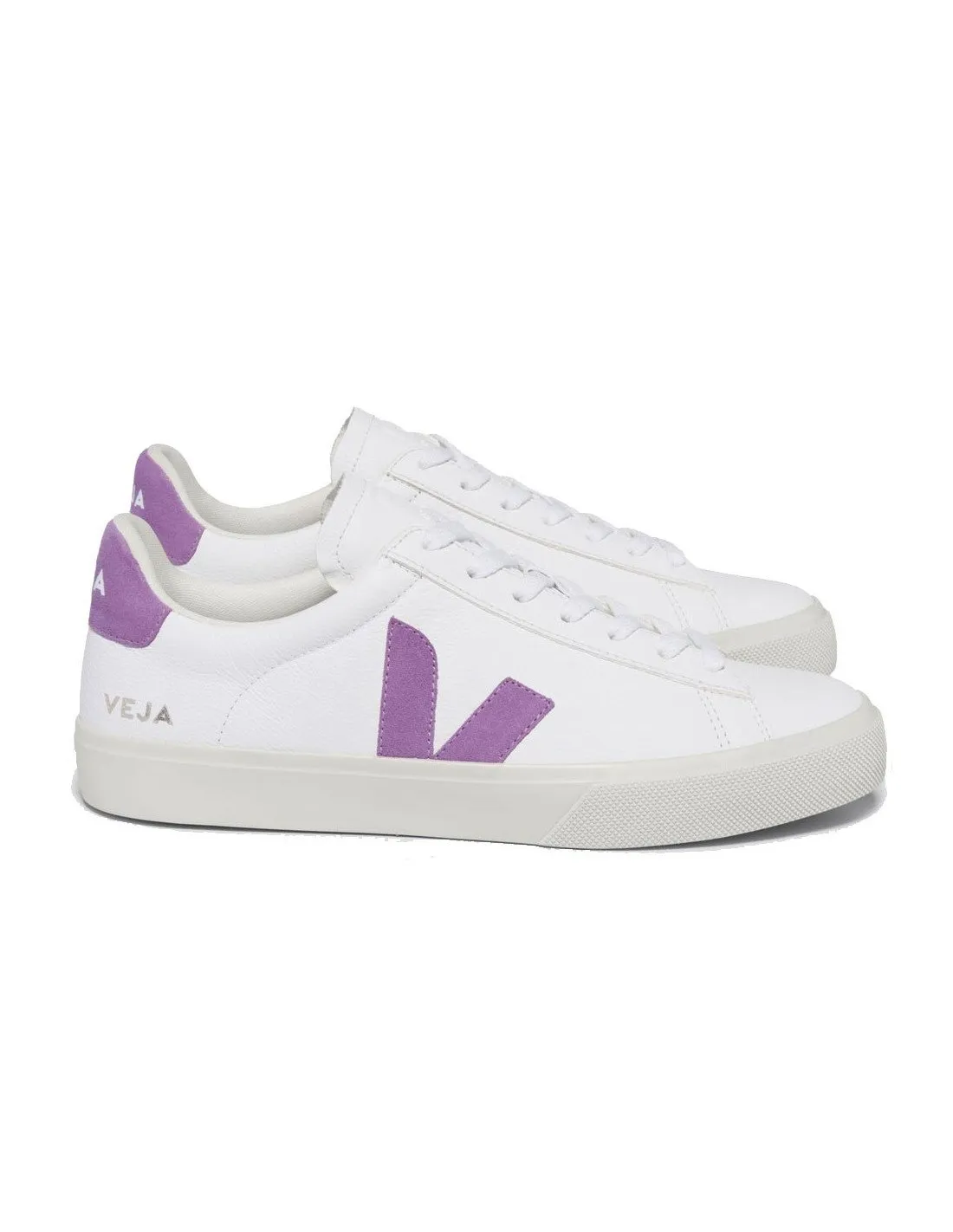 Sneakers Veja donna CP05034 Campo chromefree bianca mulberry