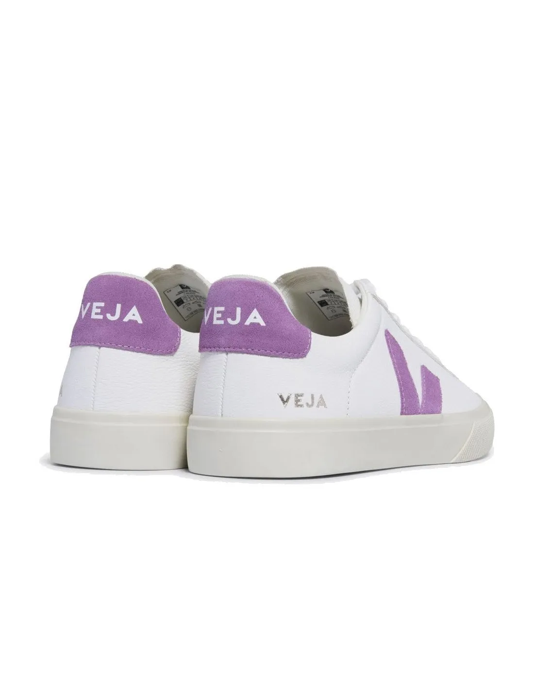 Sneakers Veja donna CP05034 Campo chromefree bianca mulberry