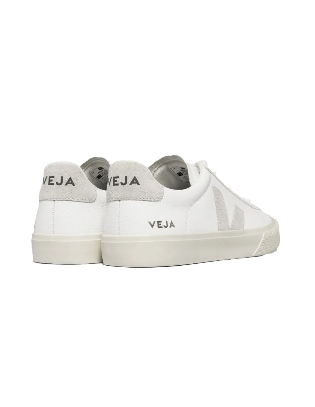 Sneakers Veja uomo CP0502 Campo Chromefree bianco natural