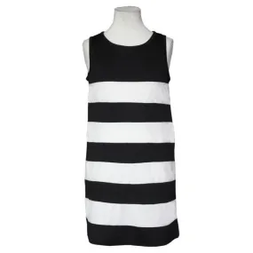 Style  Women Dress Black And White Striped Elegant A-Line Mini Beach  Dress Casual Dresses Women Vestidos YD10 GS