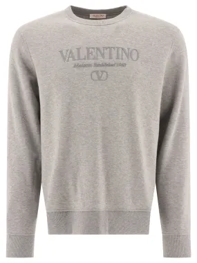 SWEATSHIRT WITH VALENTINO PRINT