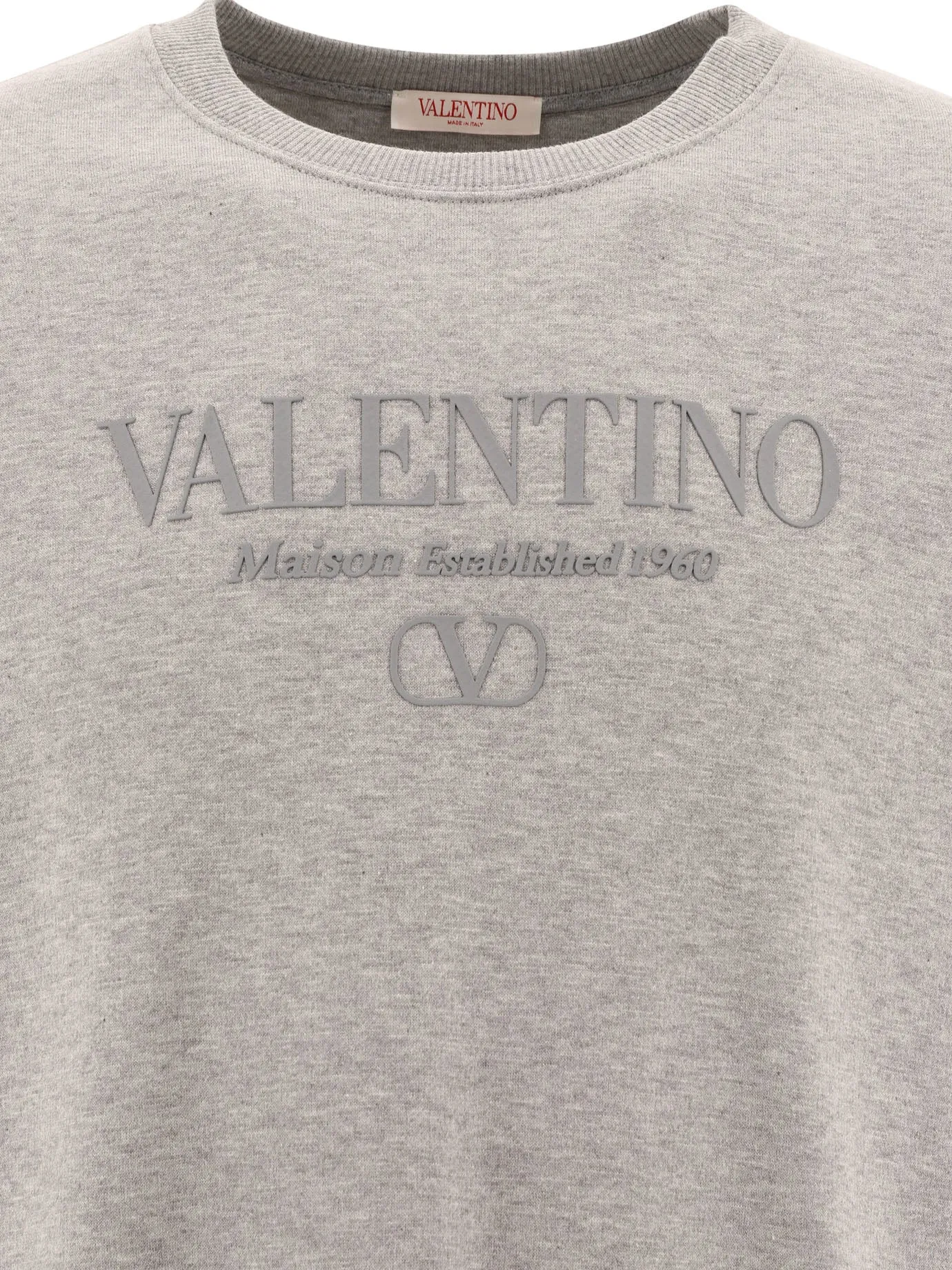 SWEATSHIRT WITH VALENTINO PRINT