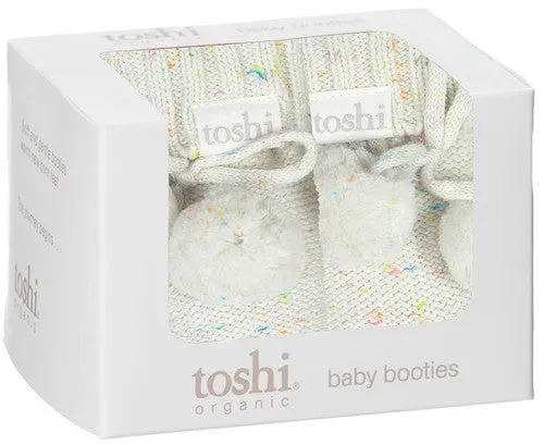 Toshi Organic Booties Marley Snowflake