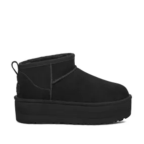 UGG | BOTINES MUJER | CLASSIC ULTRA MINI PLATFORM | NEGRO