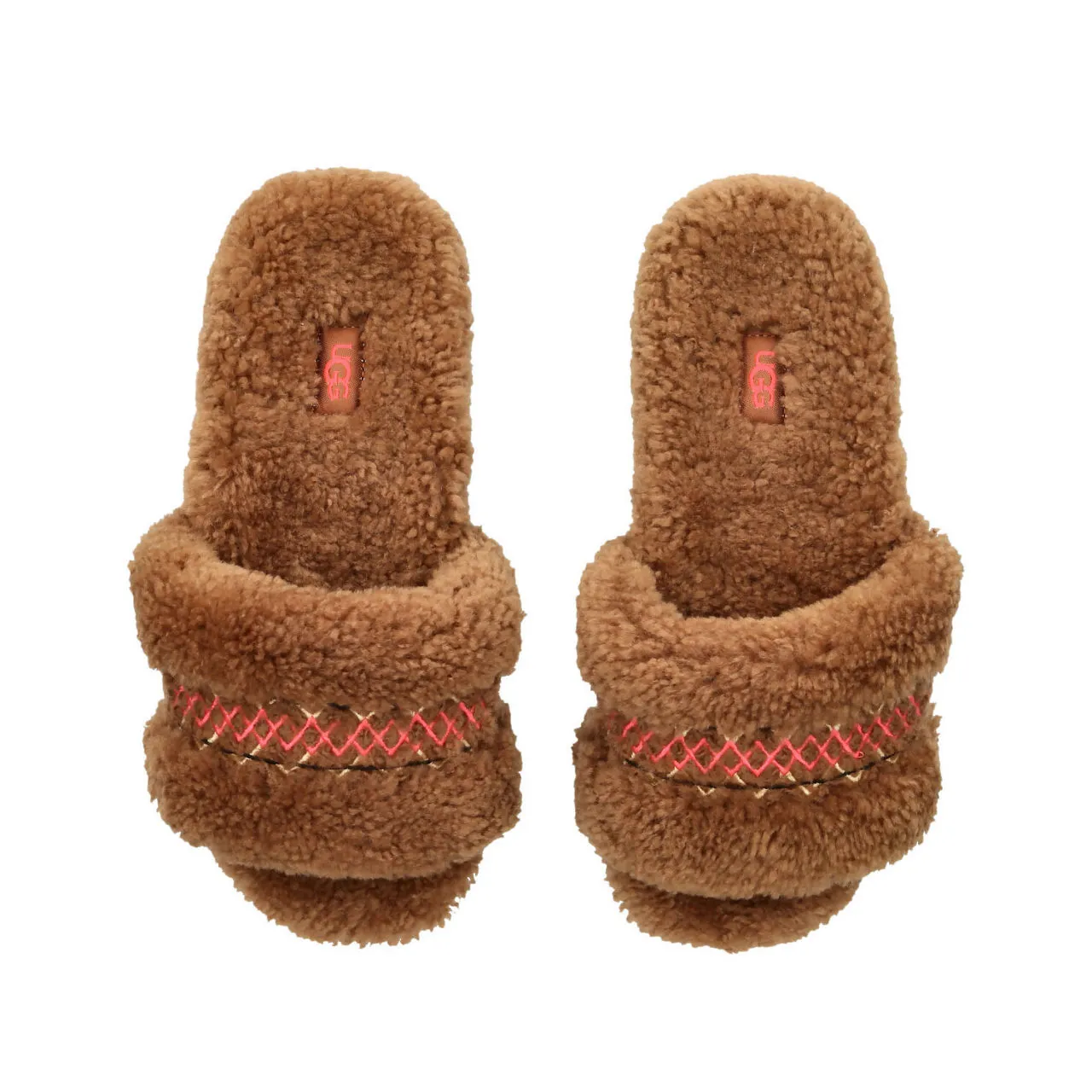 UGG Cozetta Braided Slippers - Brown