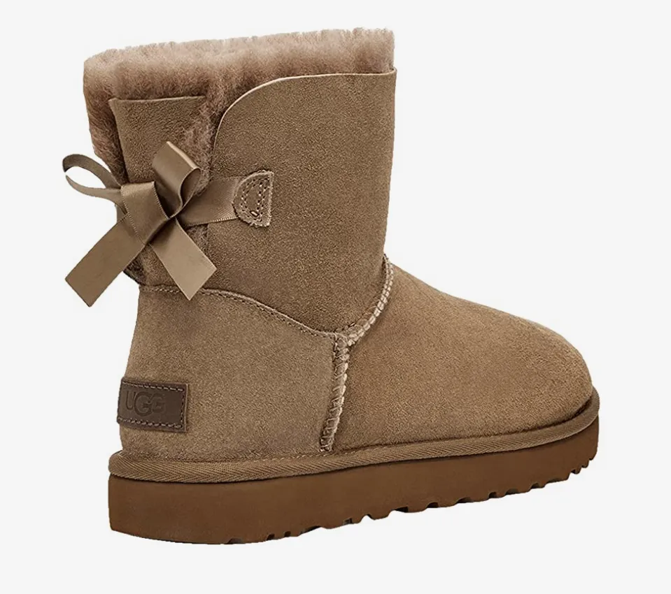 Ugg - Womens Mini Bailey Bow II Boot (Hickory)