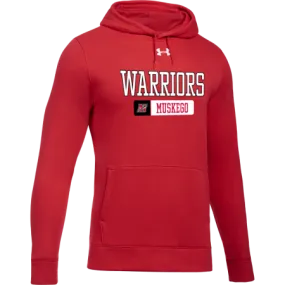 Under Armour Red Hustle Fleece Men's Hoodie