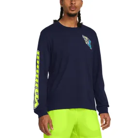 Under Armour Run Everywhere Maglia  Midnight Navy/High Vis Yellow